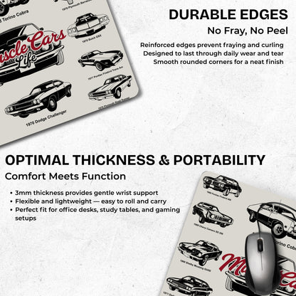 Timeless Cars Mouse Pad