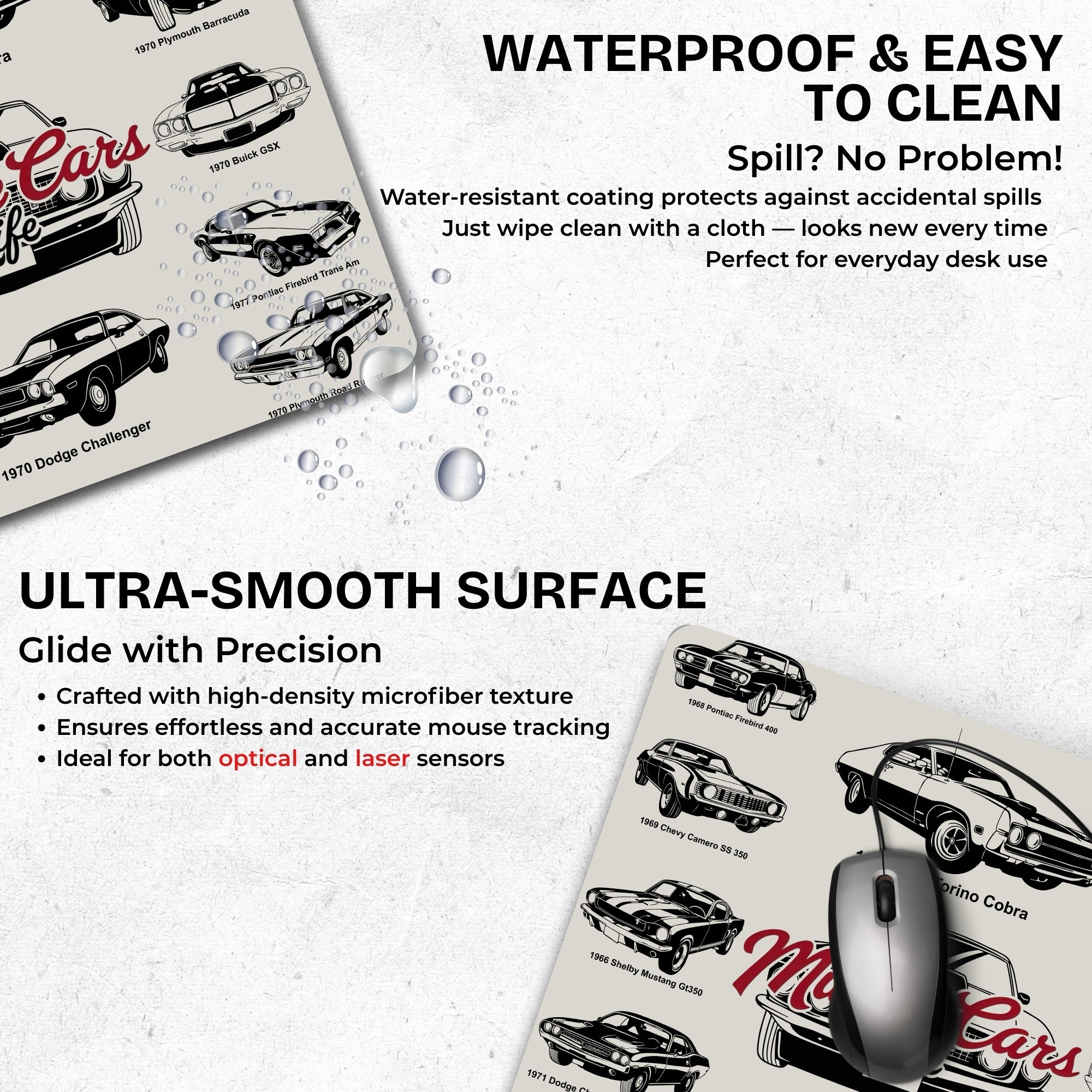 Timeless Cars Mouse Pad