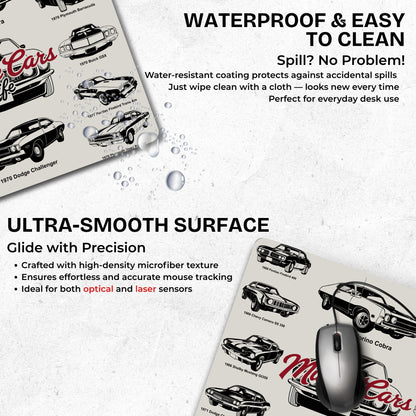 Timeless Cars Mouse Pad