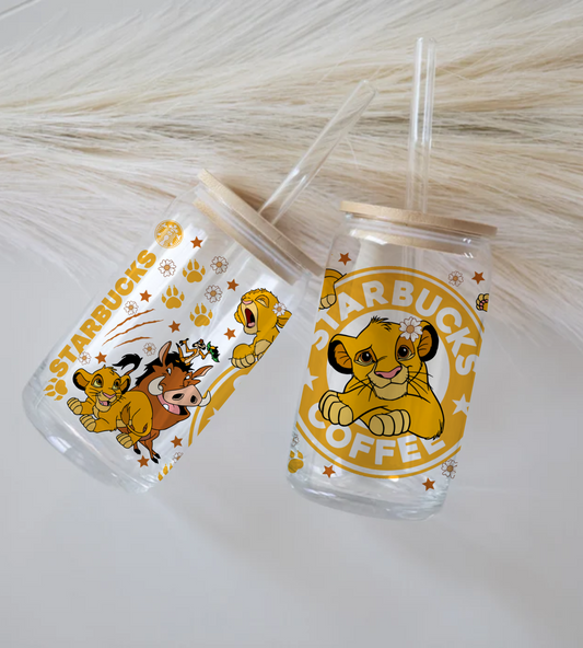 Starbucks Lion Coffee - Glass Tumbler