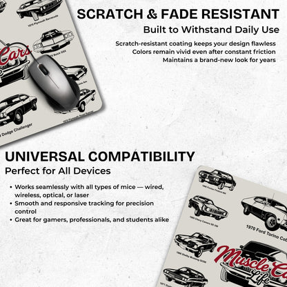 Timeless Cars Mouse Pad