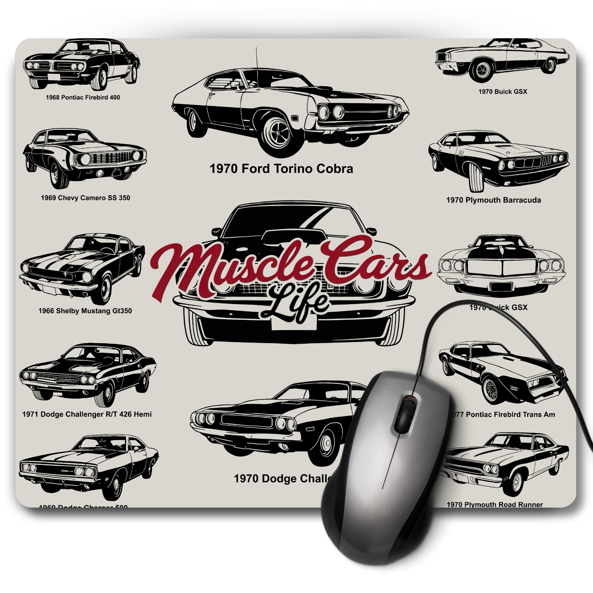 Timeless Cars Mouse Pad