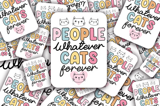 Cat Lover Vinyl Waterproof Sticker