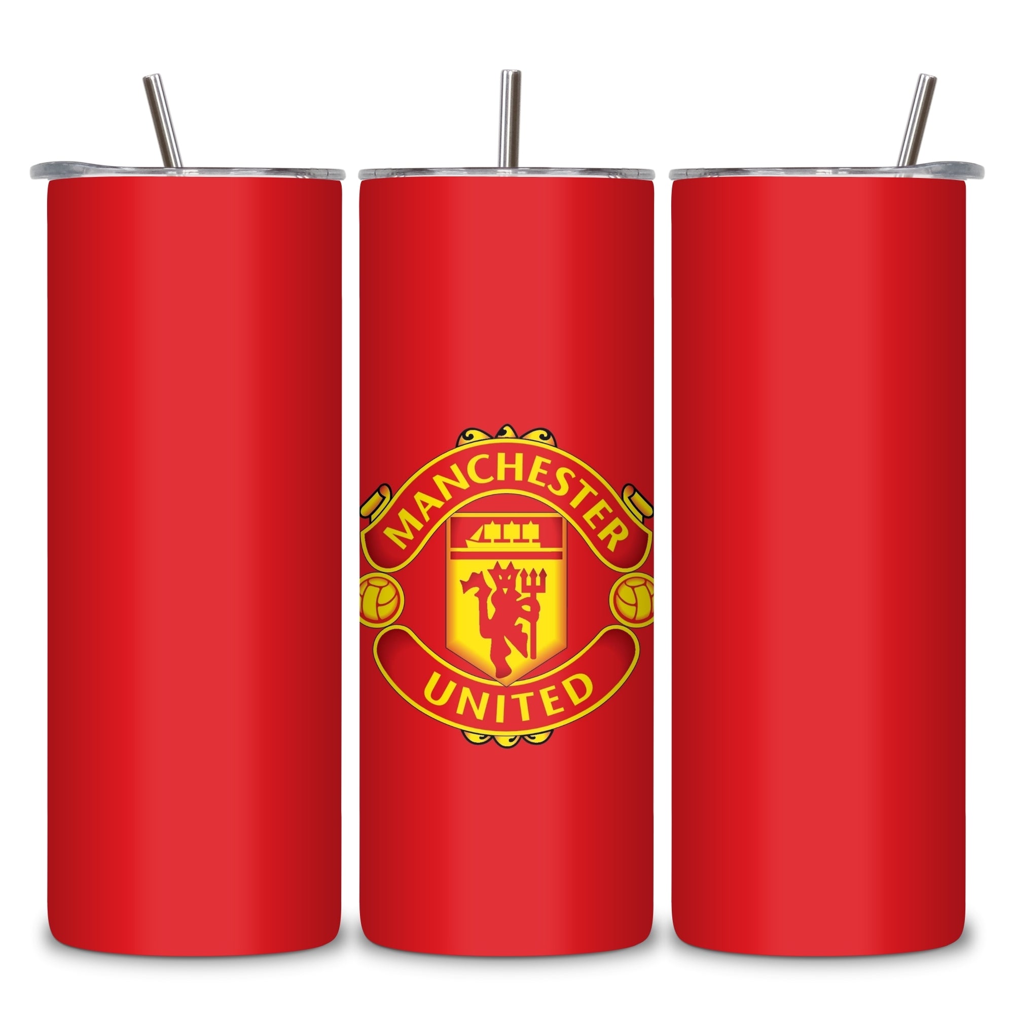 Manchester United Themed Stainless Steel Vacuum Insulated Tumbler