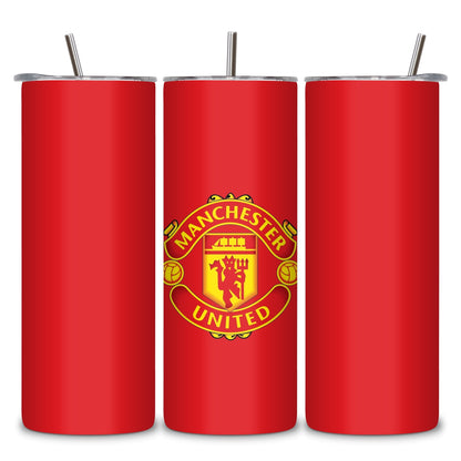 Manchester United Themed Stainless Steel Vacuum Insulated Tumbler