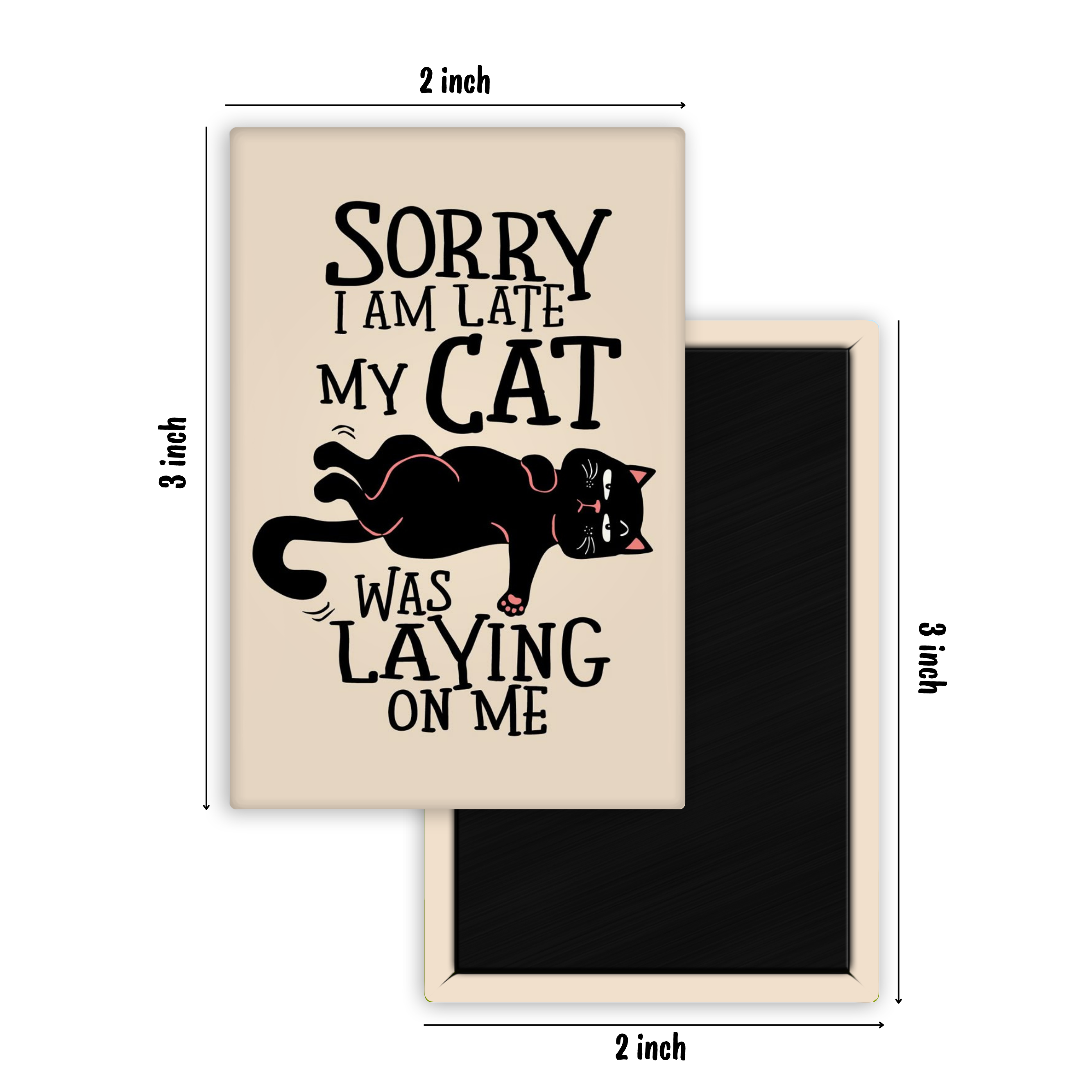 Drama Paws Fridge Magnet