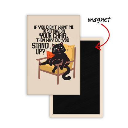 Main Character Meow Fridge Magnet