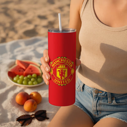 Manchester United Themed Stainless Steel Vacuum Insulated Tumbler