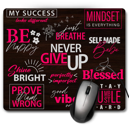 Quiet Power Mouse Pad