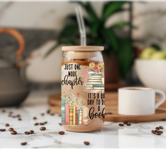 Bookish Soul - Glass Tumbler