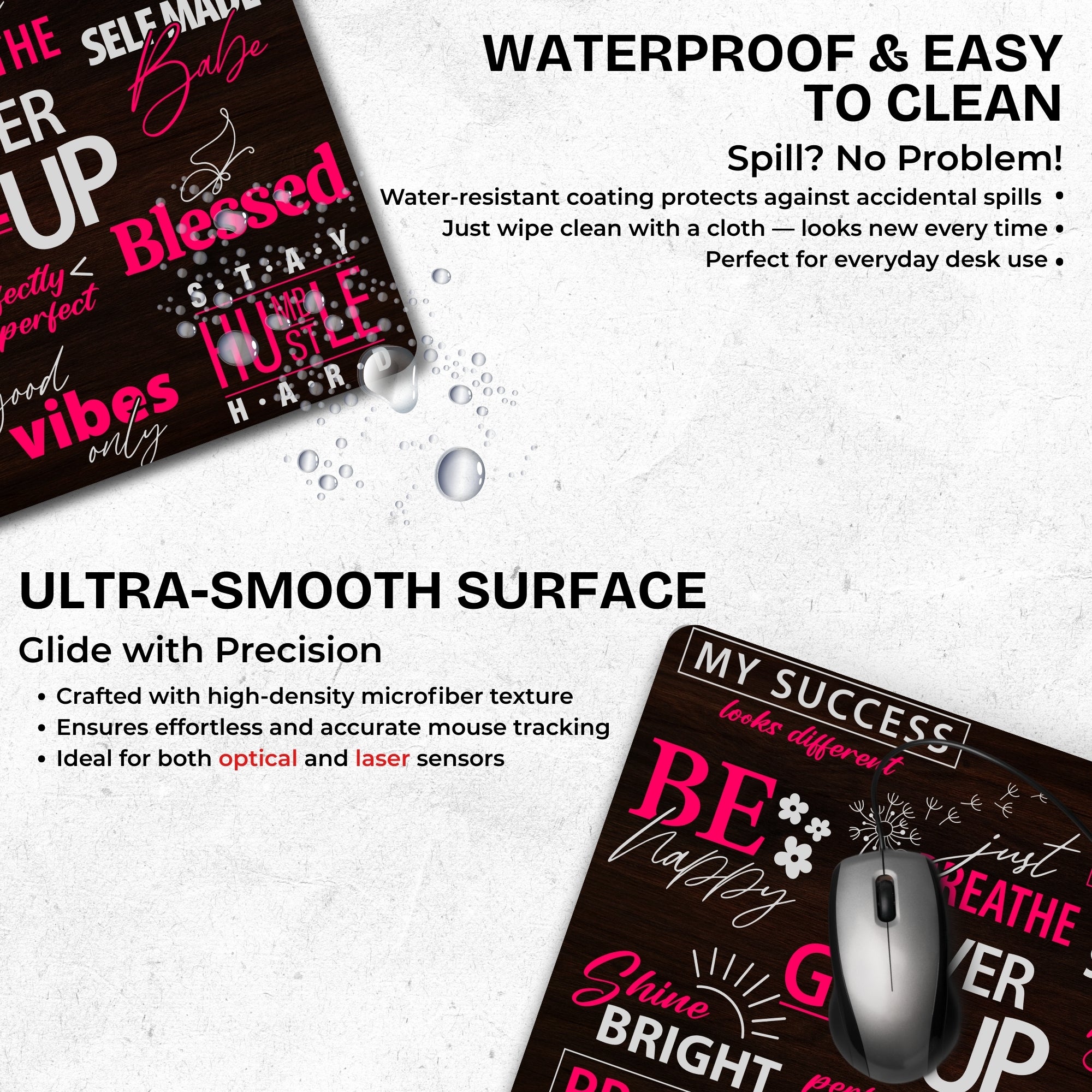 Quiet Power Mouse Pad