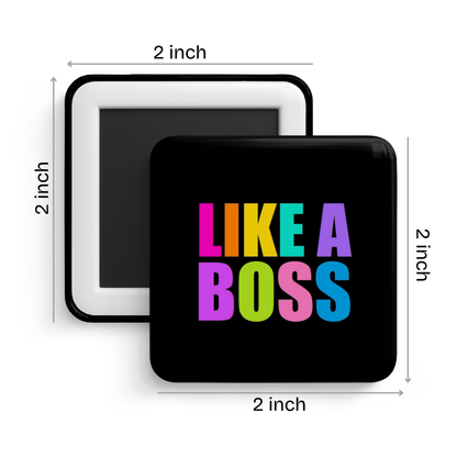 Fearless Mindset Fridge Magnet