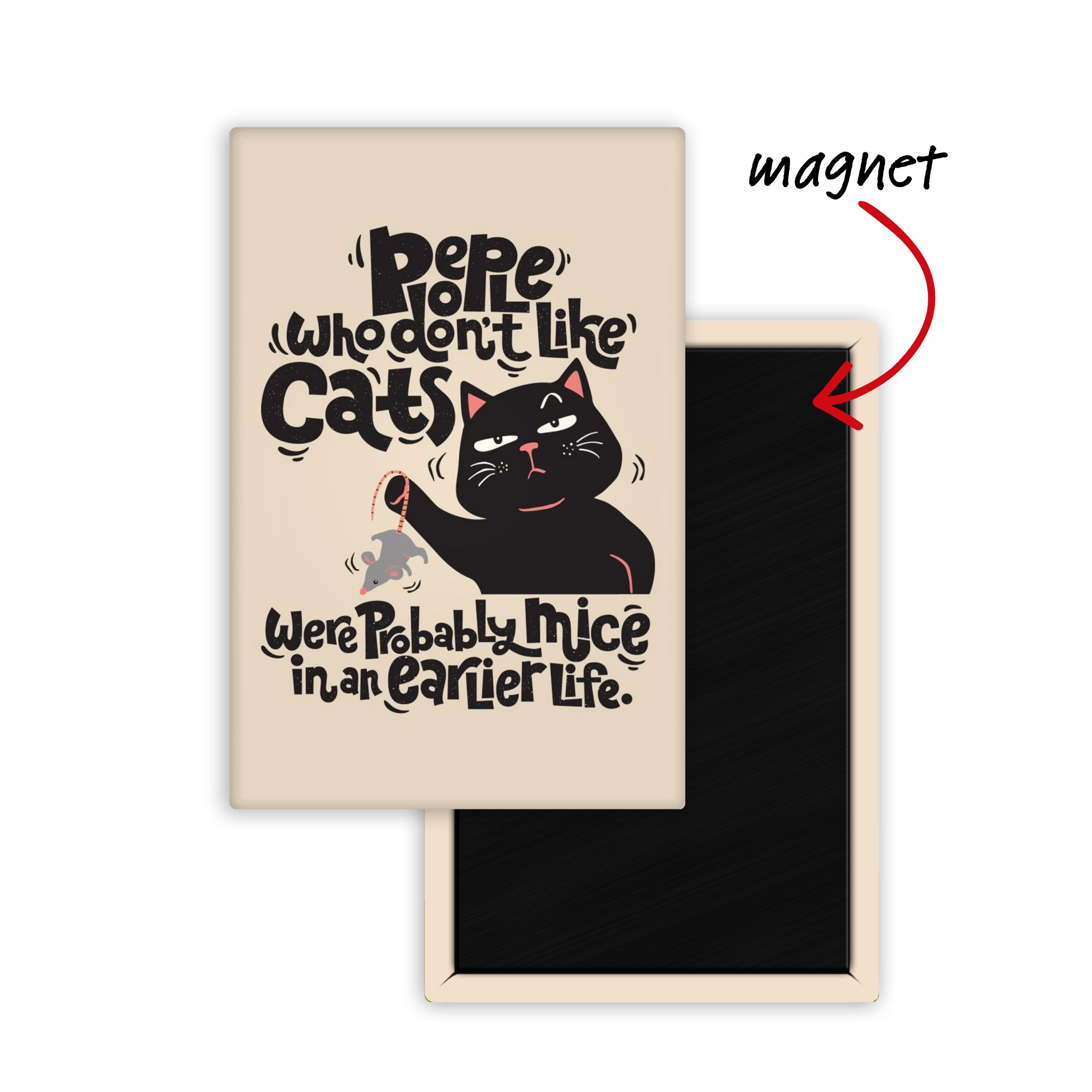 Paw-sitive Chaos Fridge Magnet