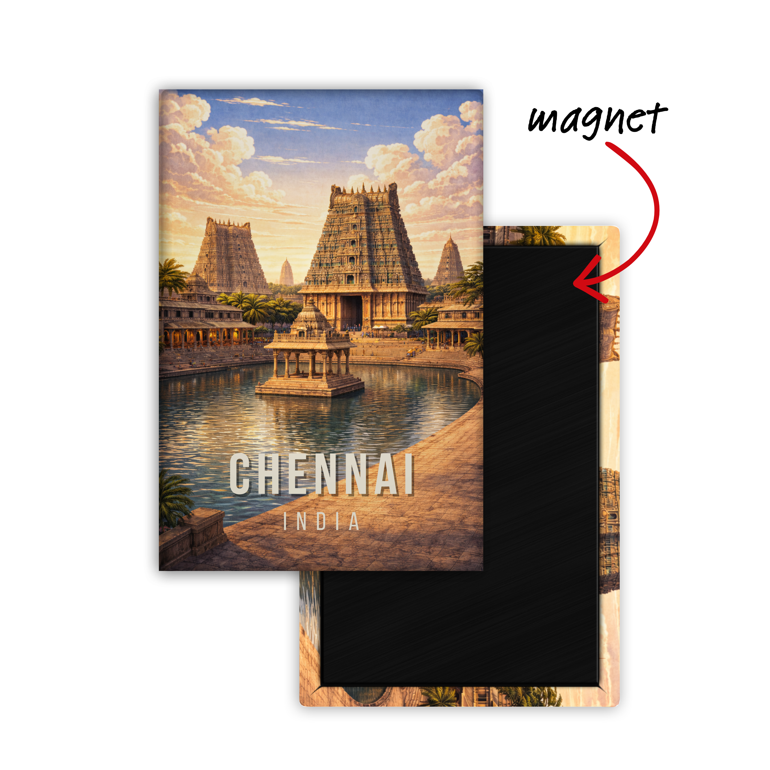 Soul of Chennai - Fridge Magnet
