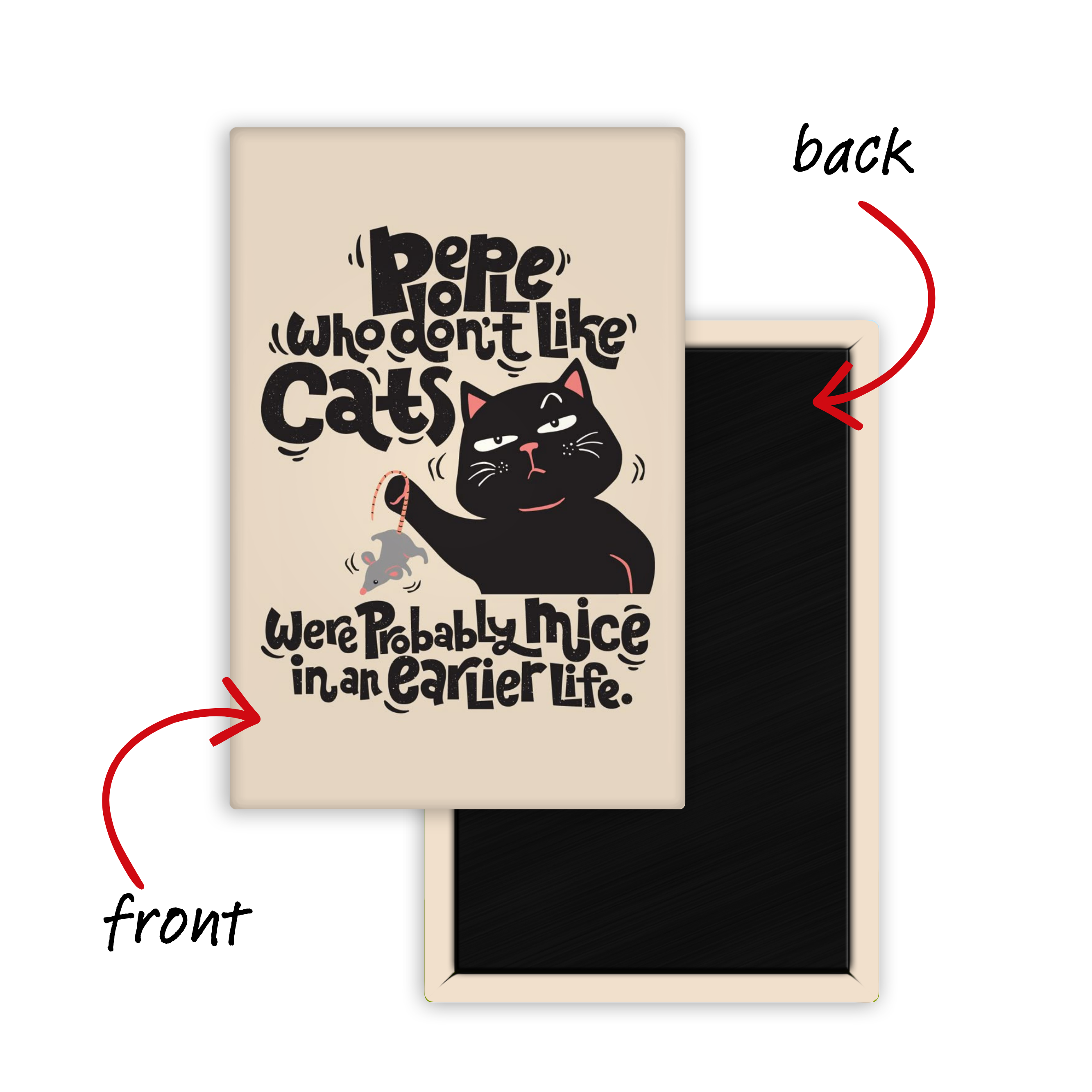 Paw-sitive Chaos Fridge Magnet