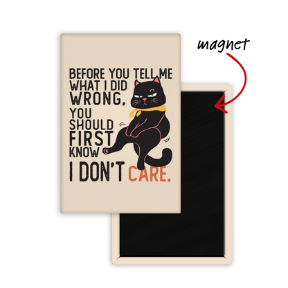 Sass in Furrr Fridge Magnet
