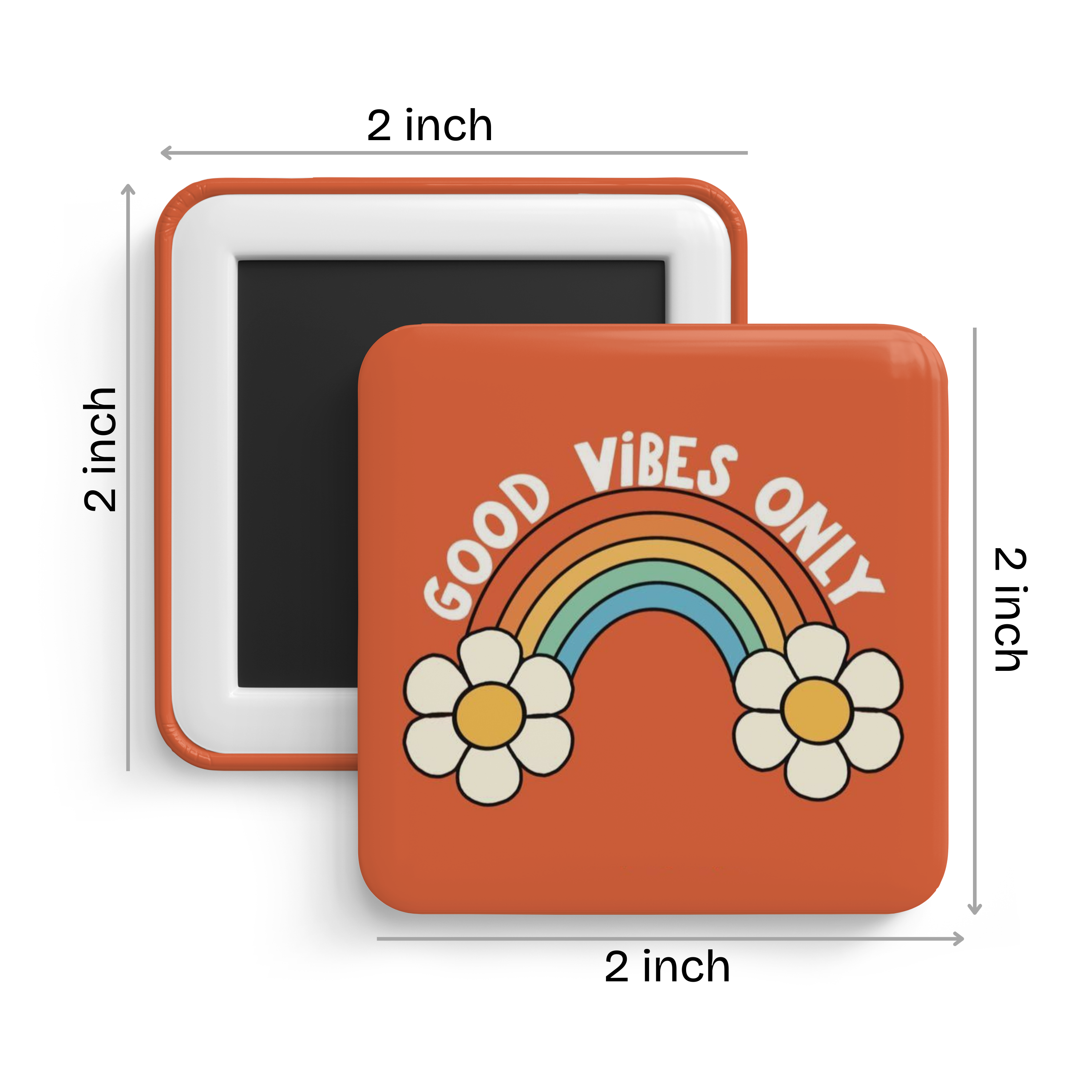 Good Vibes Only Fridge Magnet
