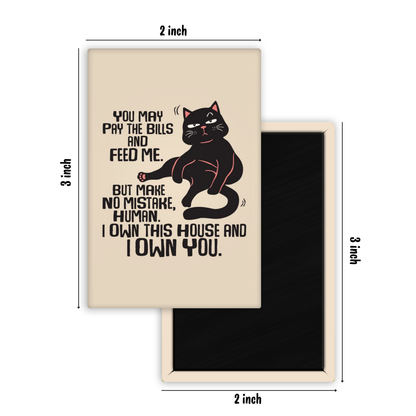 Cat-astrophic Energy Fridge Magnet