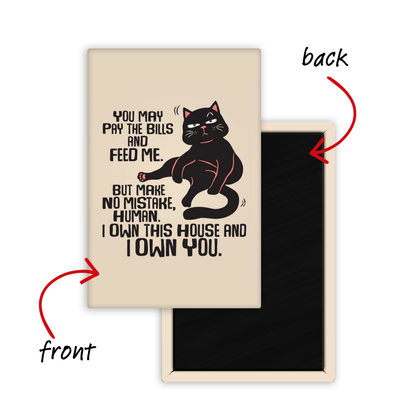 Cat-astrophic Energy Fridge Magnet