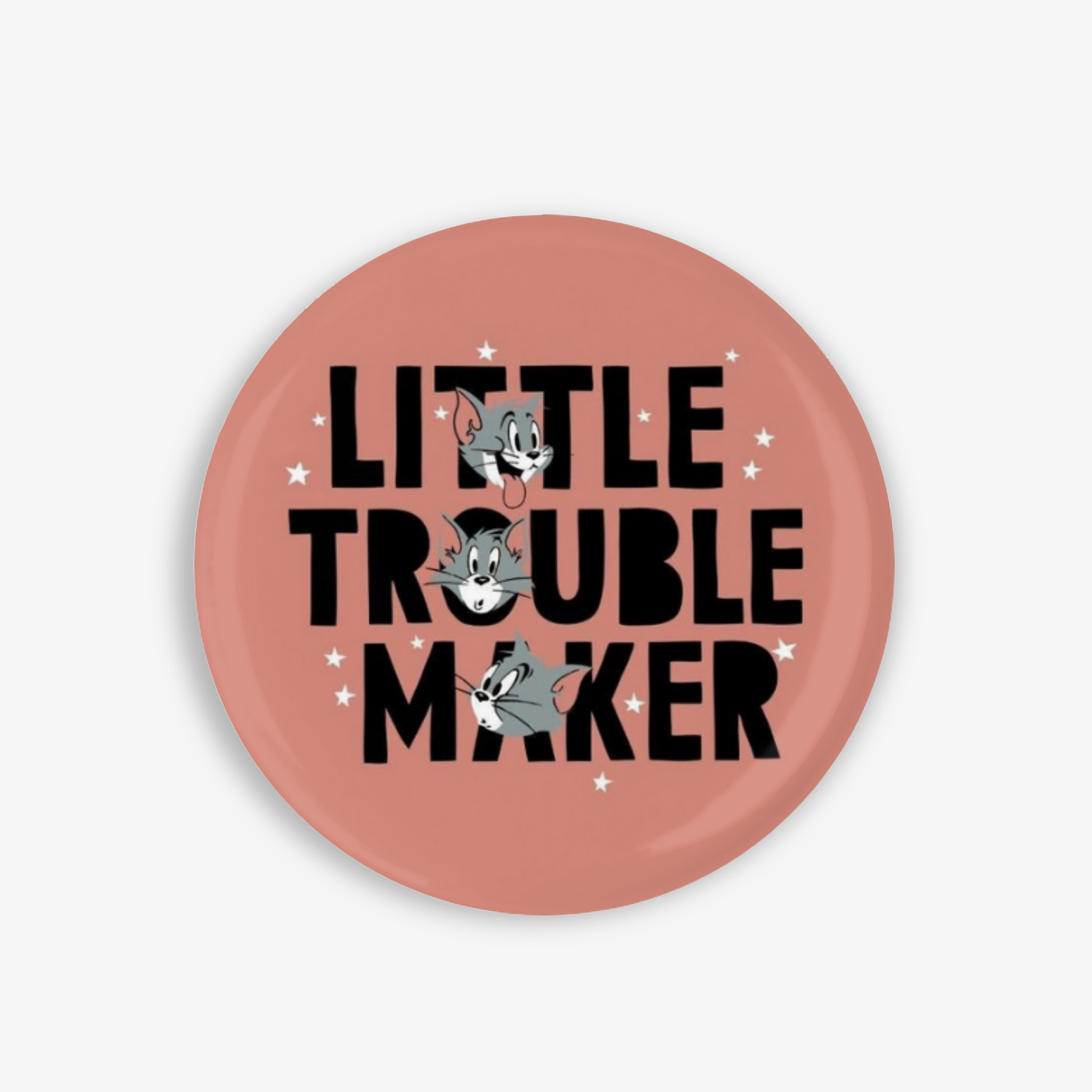 Little Trouble Maker - Button Pin / Magnet