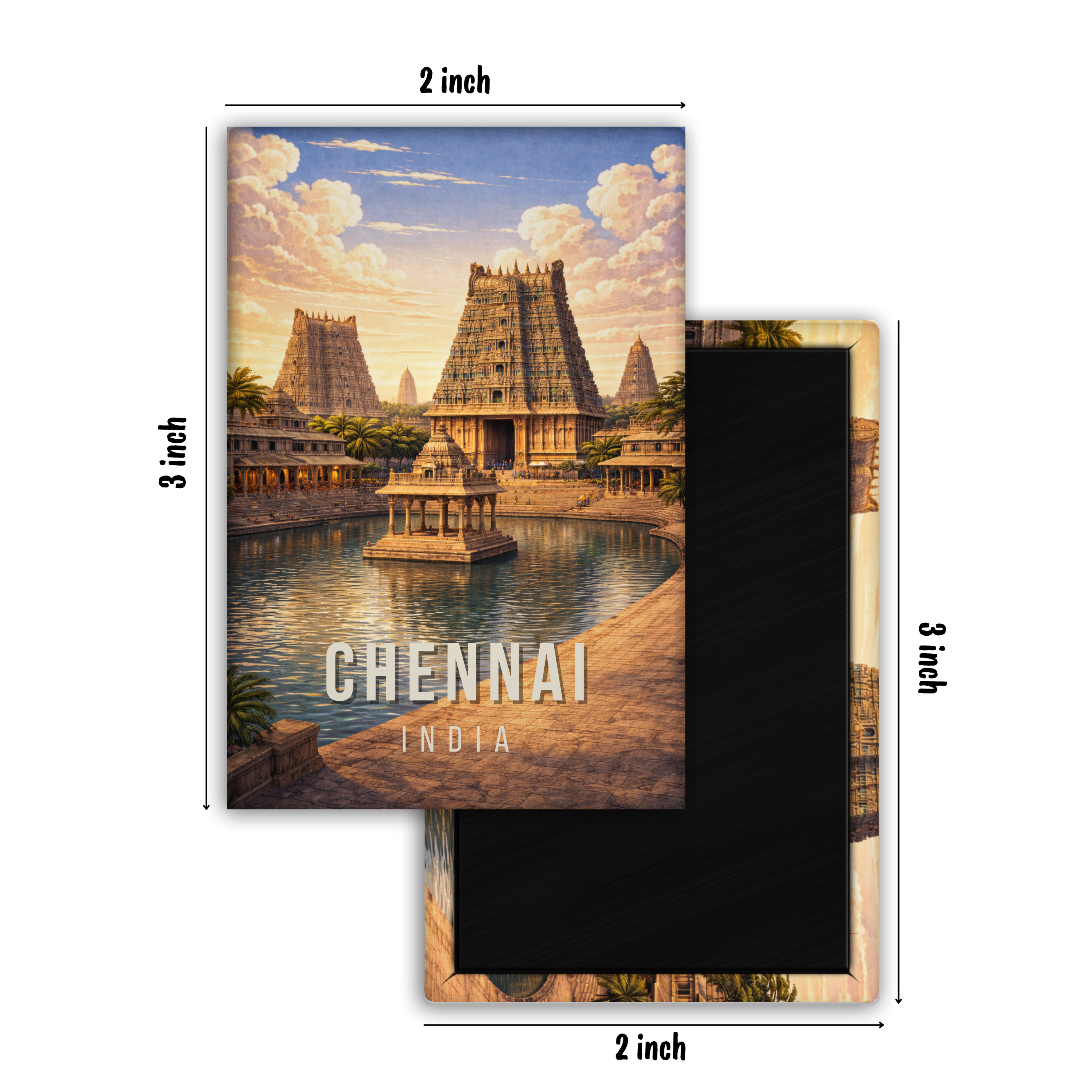 Soul of Chennai - Fridge Magnet