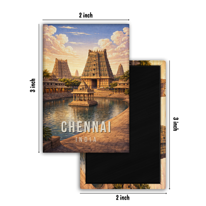 Soul of Chennai - Fridge Magnet