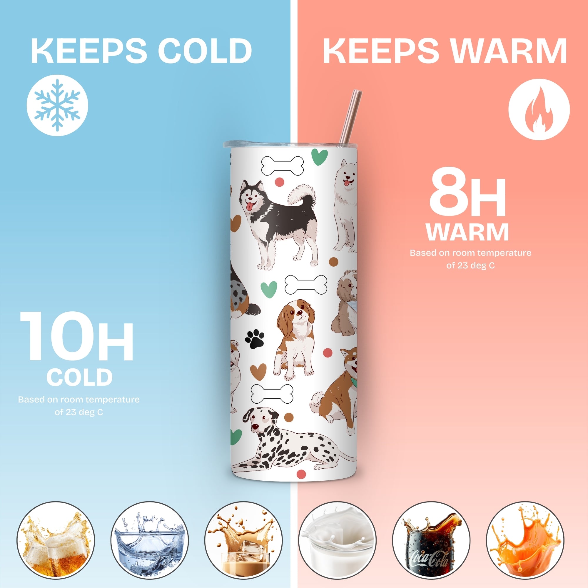 Dog Mama Stainless Steel Vacuum Insulated Tumbler