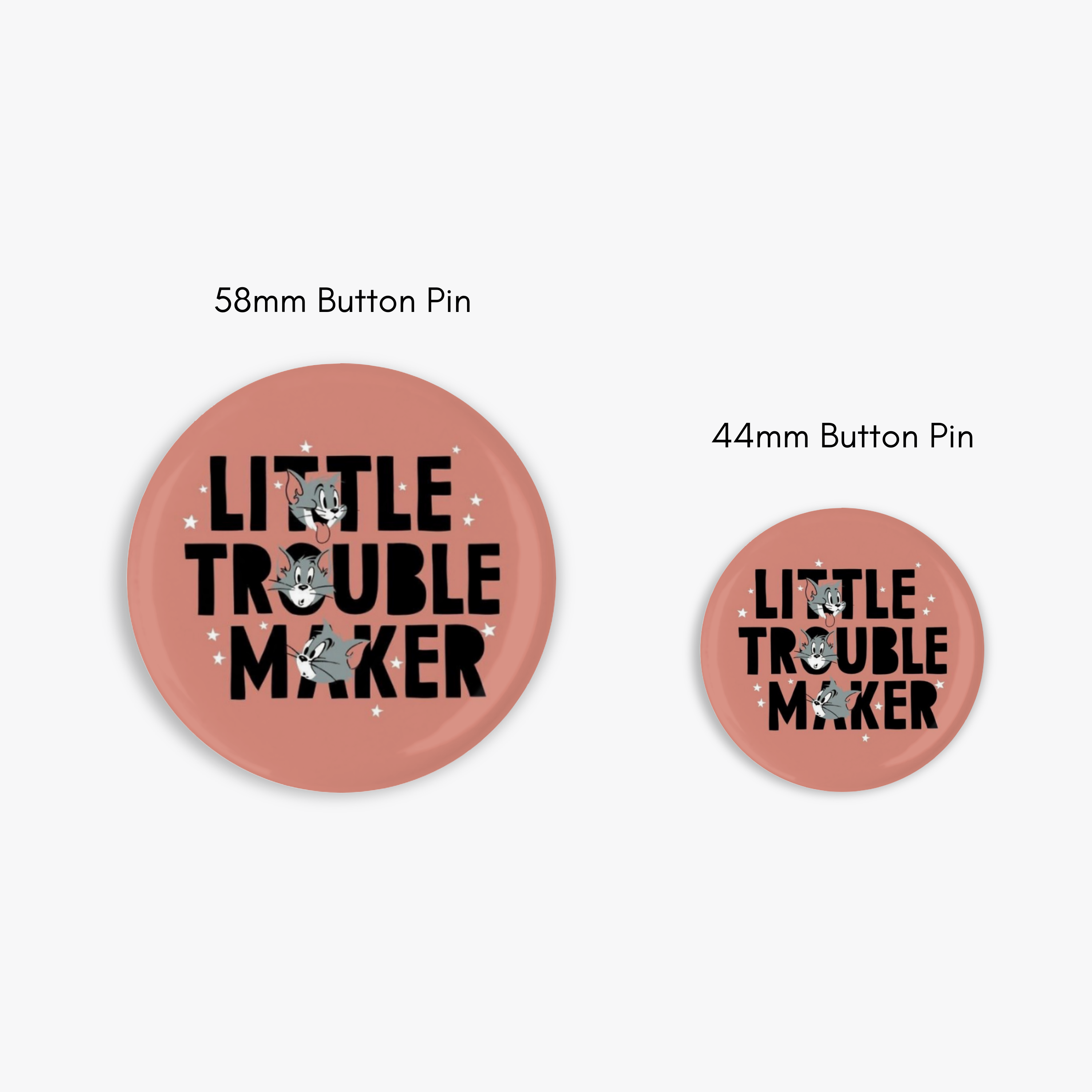 Little Trouble Maker - Button Pin / Magnet