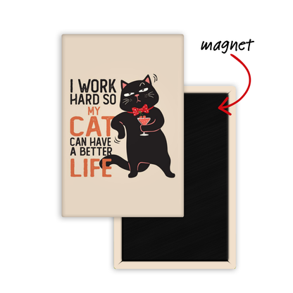 Certified Brat Boss Fridge Magnet