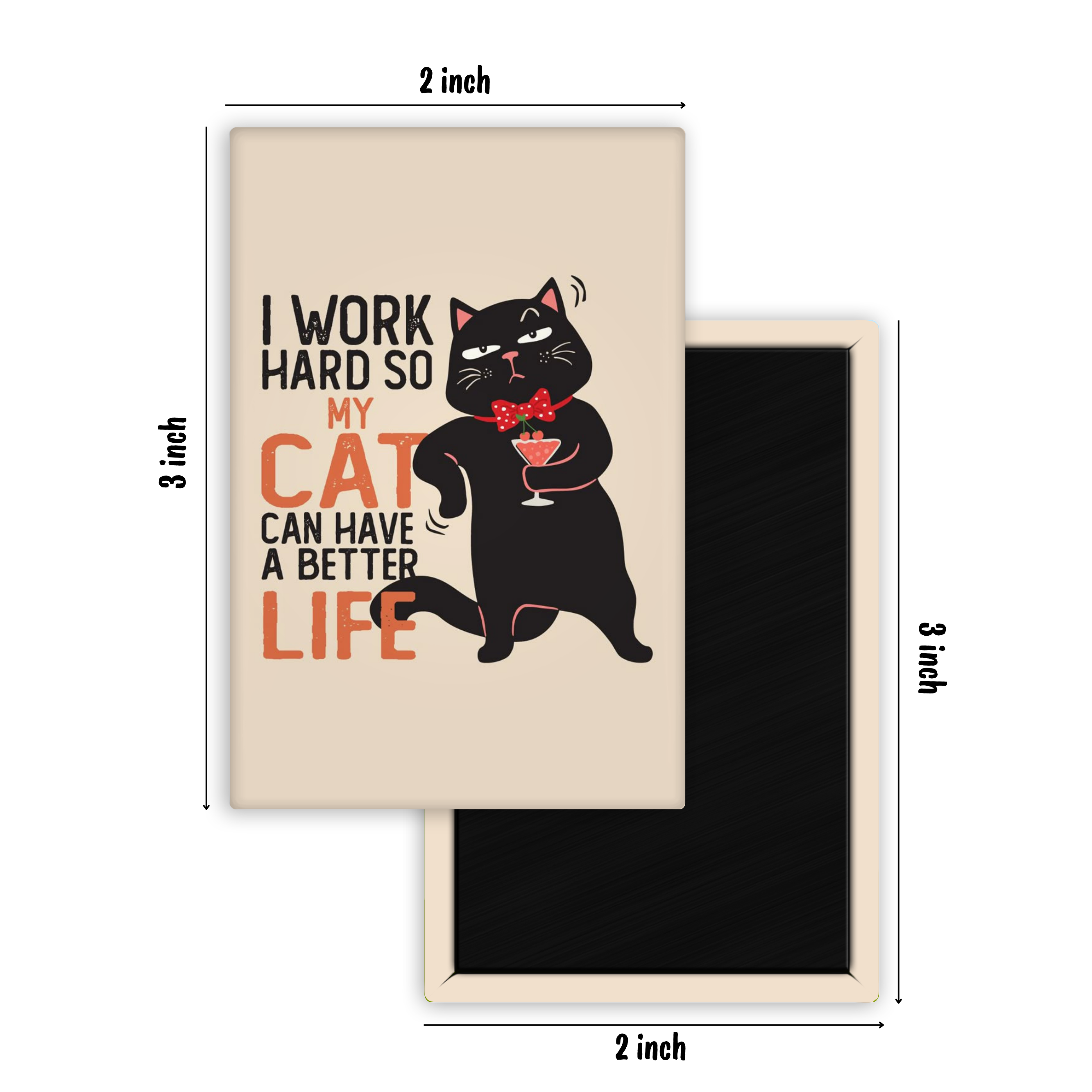 Certified Brat Boss Fridge Magnet