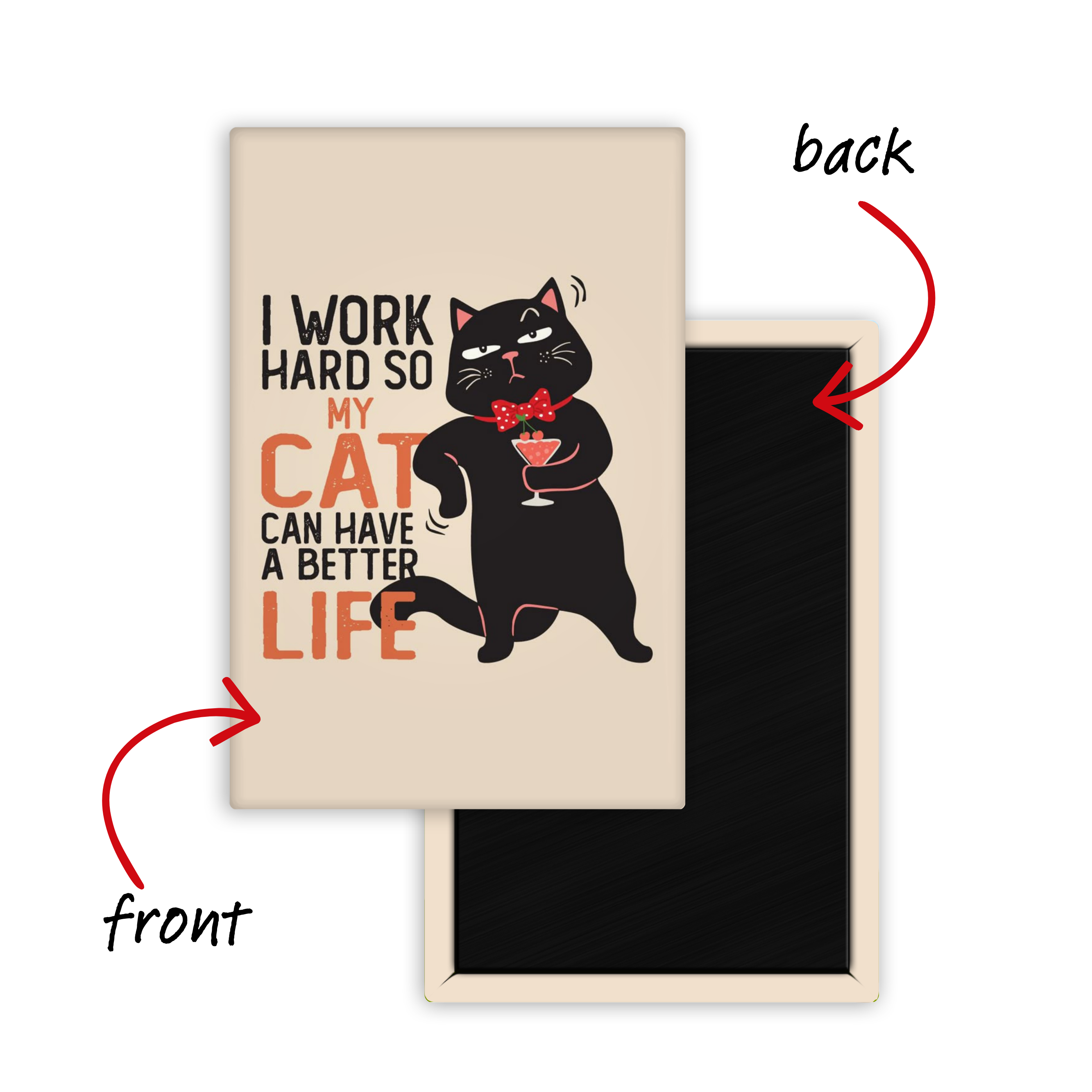 Certified Brat Boss Fridge Magnet
