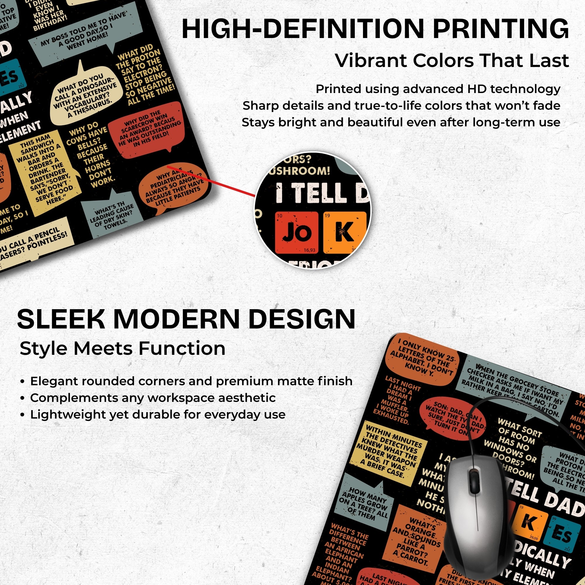 Work but Make It Fun Mouse Pad