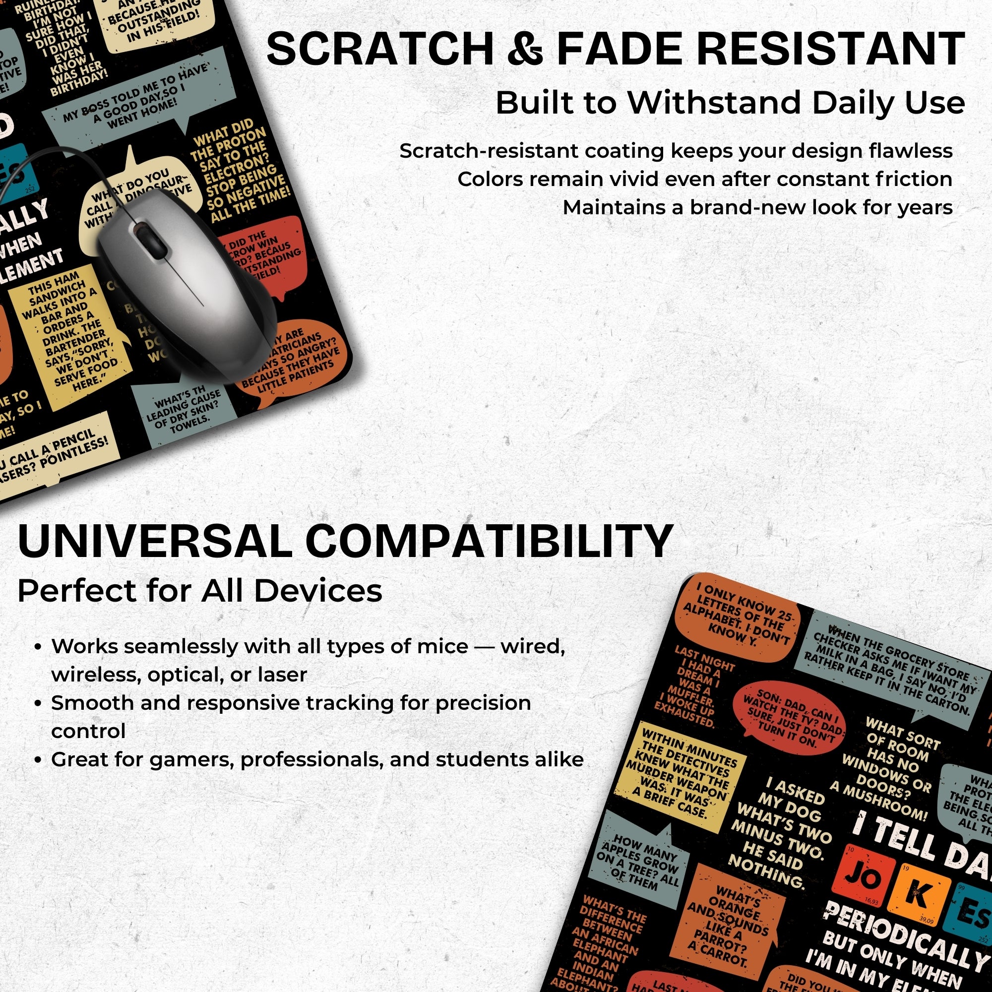 Work but Make It Fun Mouse Pad