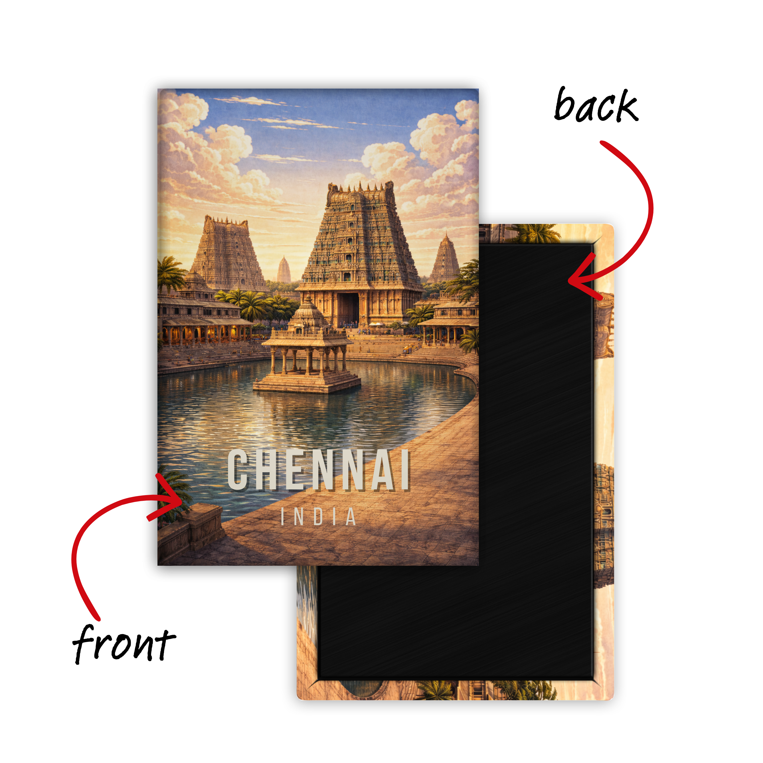 Soul of Chennai - Fridge Magnet