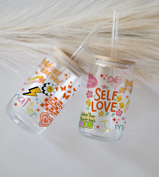 Self Love - Glass Tumbler