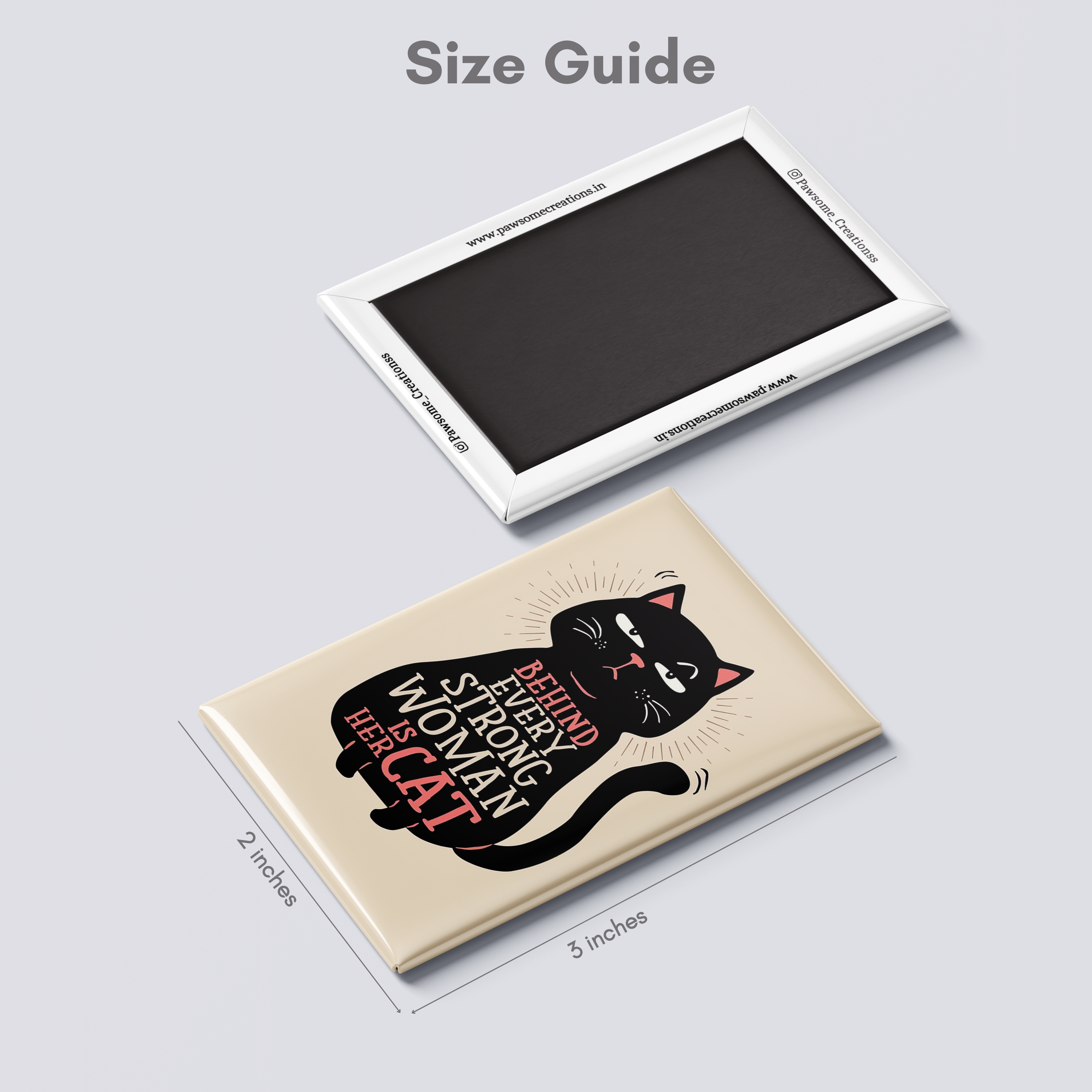 Cattitude Cat Fridge Magnet