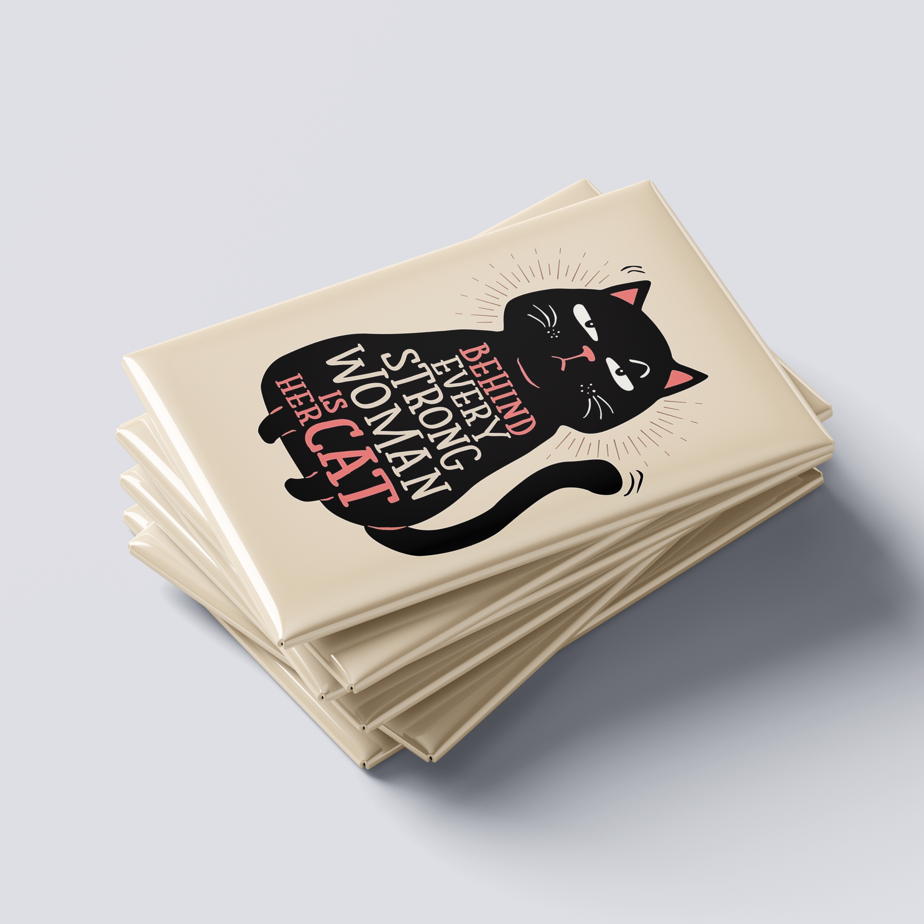 Cattitude Cat Fridge Magnet