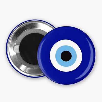 Evil Eye- Button Pin / Magnet