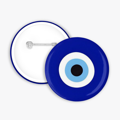 Evil Eye- Button Pin / Magnet