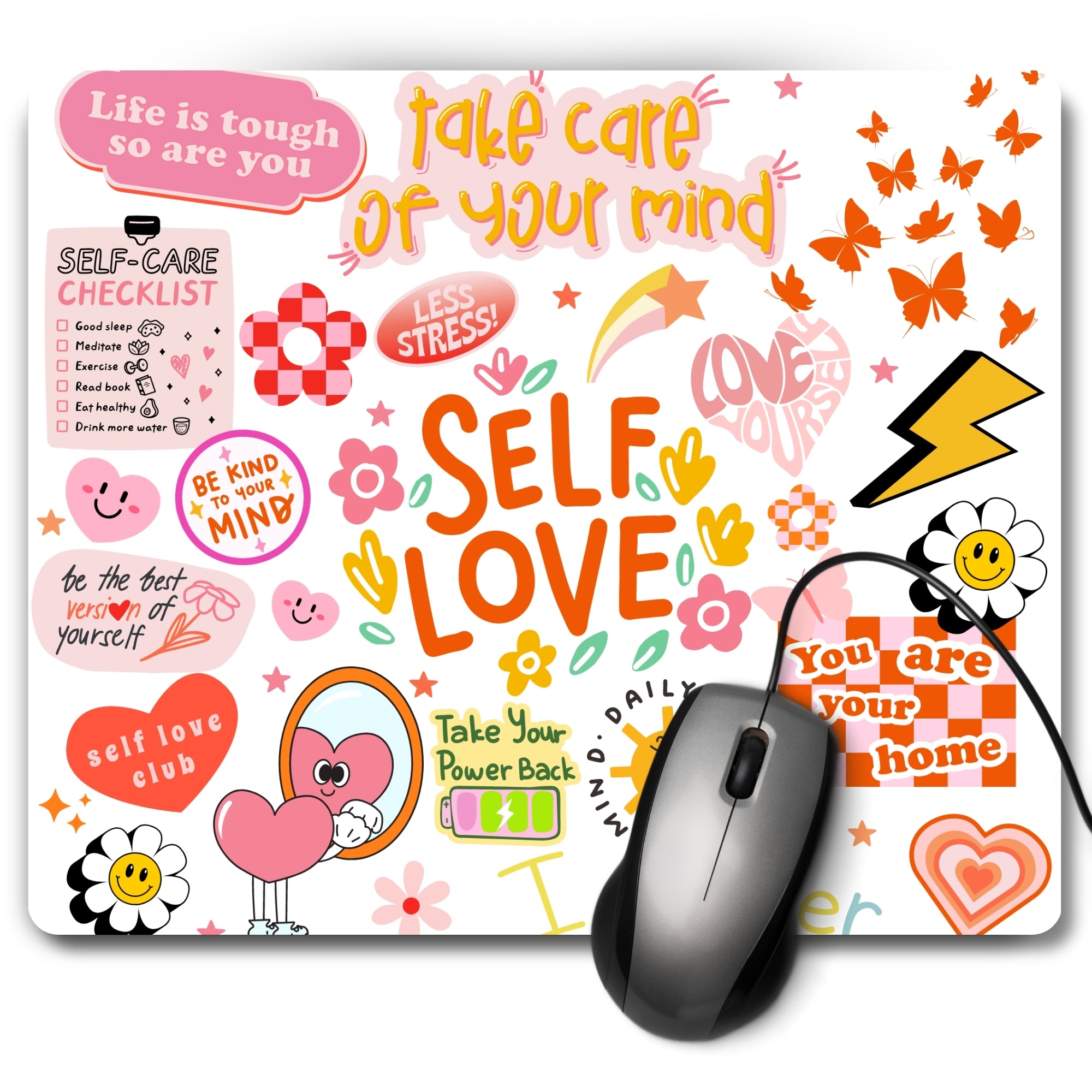 Self Love Club Mouse Pad