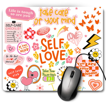 Self Love Club Mouse Pad