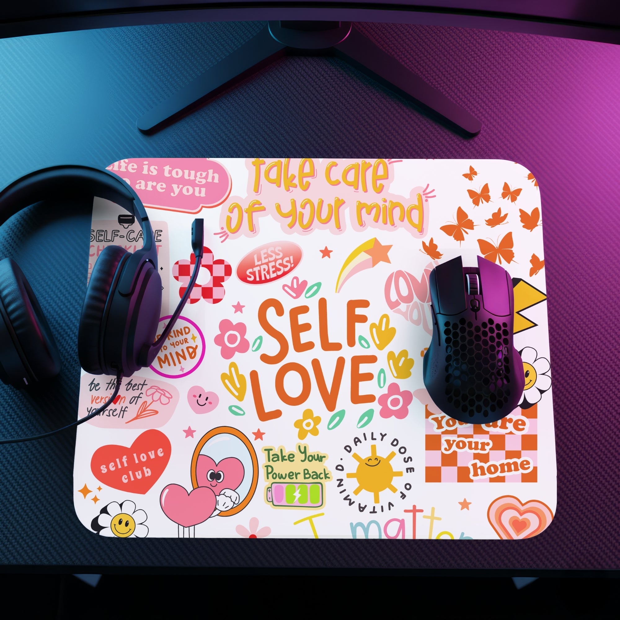 Self Love Club Mouse Pad