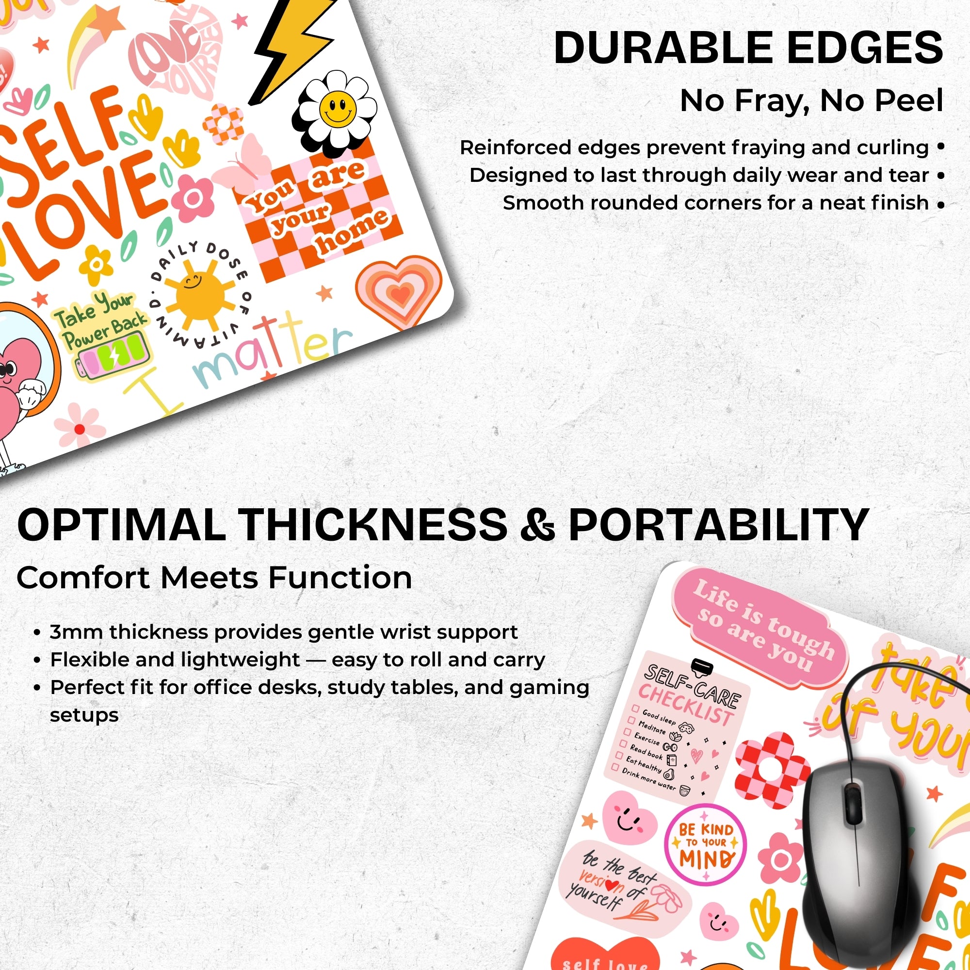 Self Love Club Mouse Pad