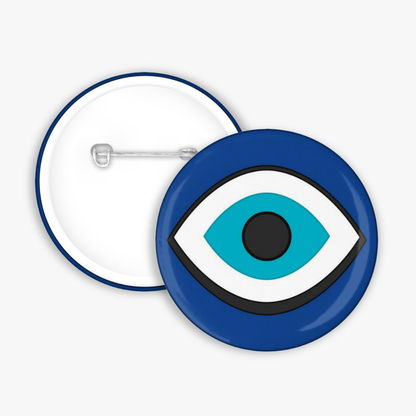 Evil Eye- Button Pin / Magnet