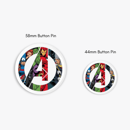 Avengers - Button Pin / Magnet