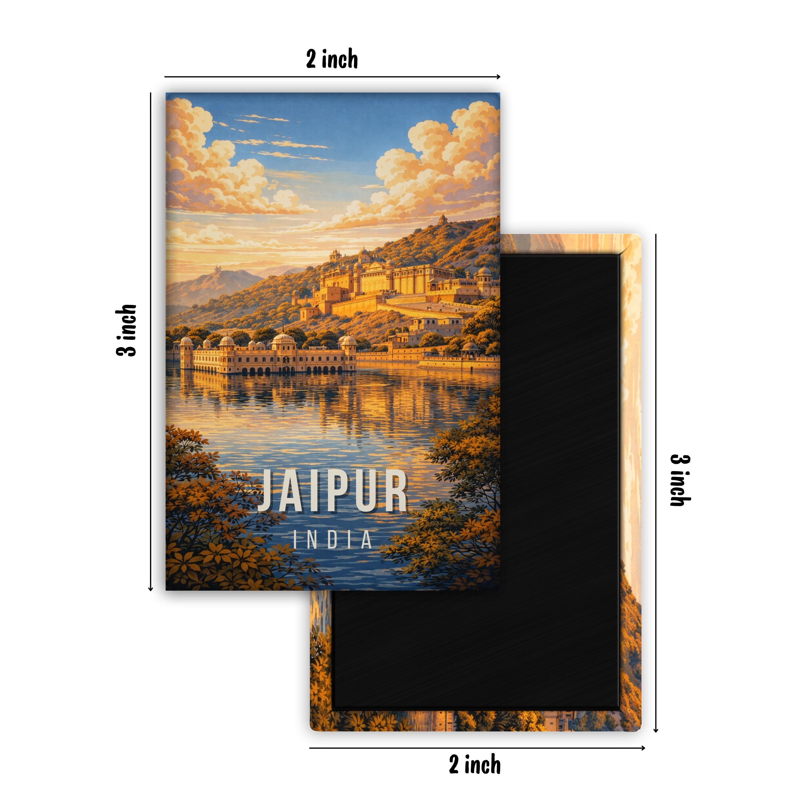 Memories of Jaipur - Fridge Magnet