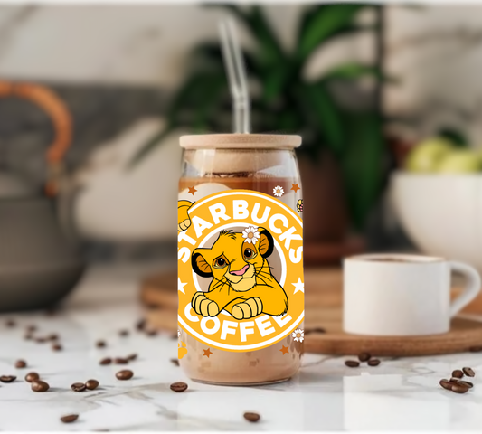 Starbucks Lion Coffee - Glass Tumbler