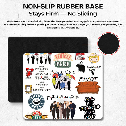 Fun Mode - Friends Mouse Pad