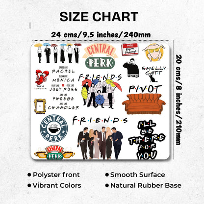 Fun Mode - Friends Mouse Pad