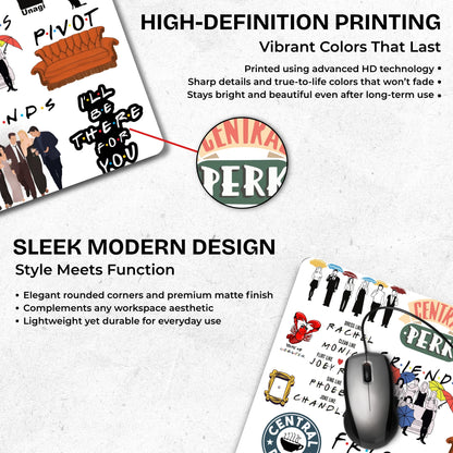 Fun Mode - Friends Mouse Pad